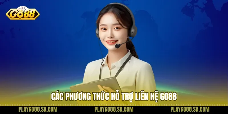 Các phương thức hỗ trợ liên hệ Go88